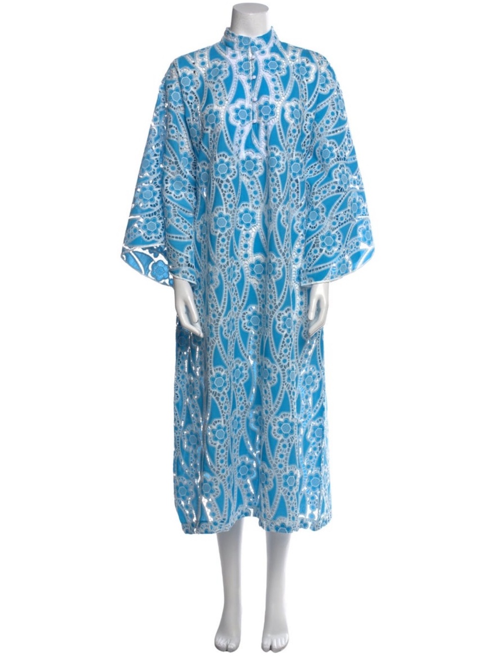 La Vie Style House Blue Paisley Maxi Dress
